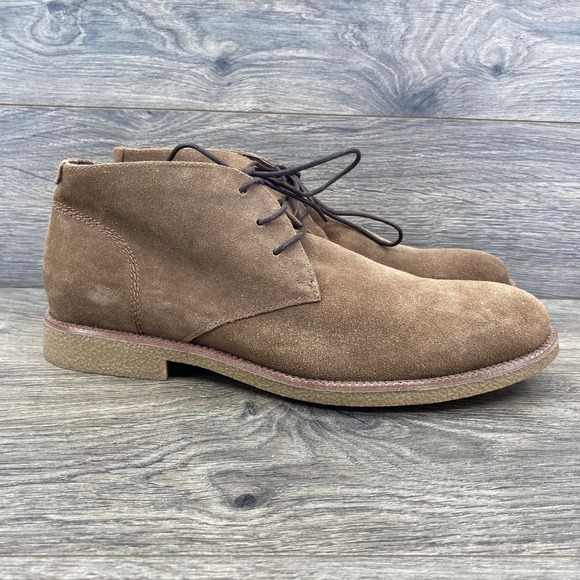 Floyd Desert Boots Mens 9.5 Brown Suede Lace Up Chukka Mid Top Shoes main image 8